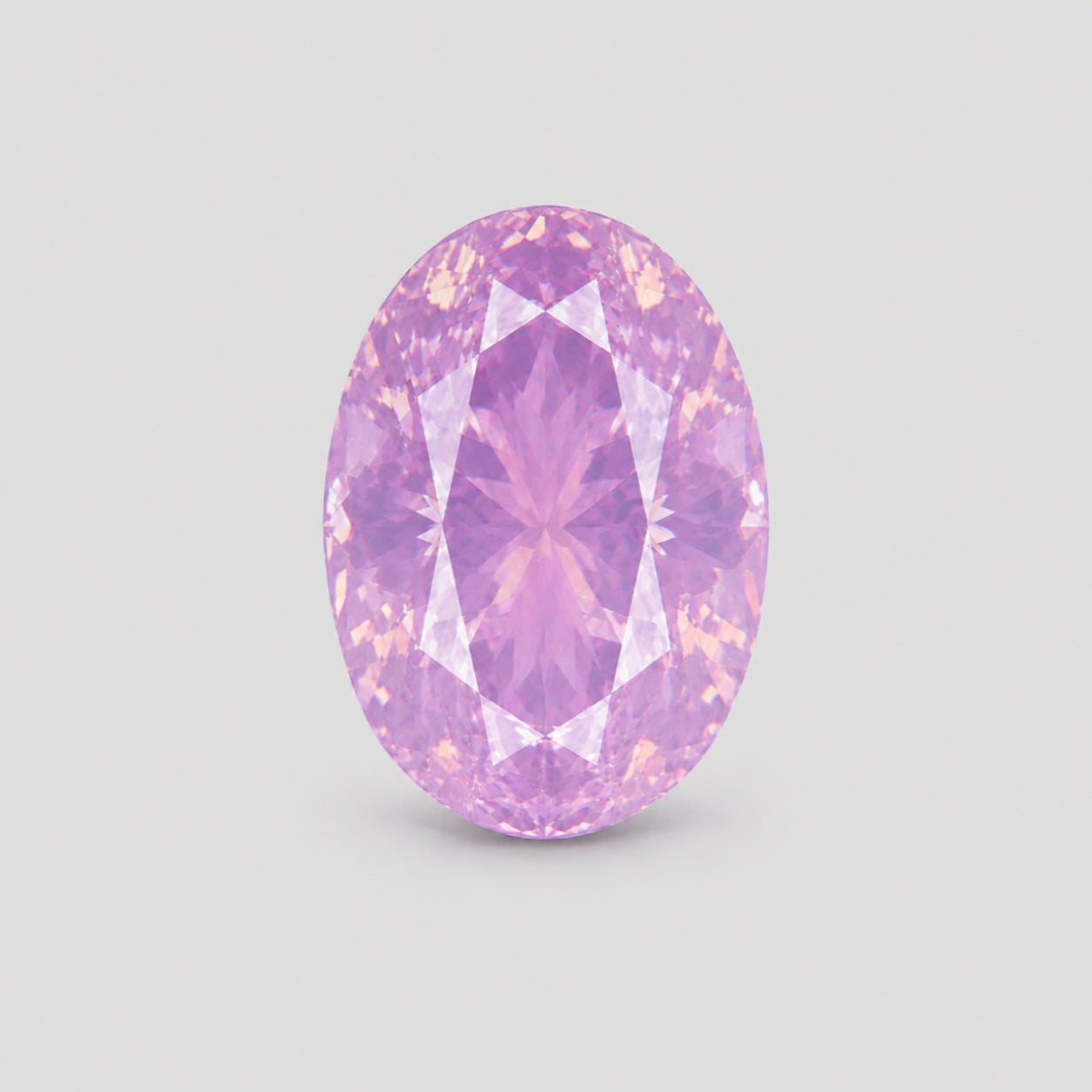 Unique lilac pink coloured, precision-cut Mahenge spinel.
