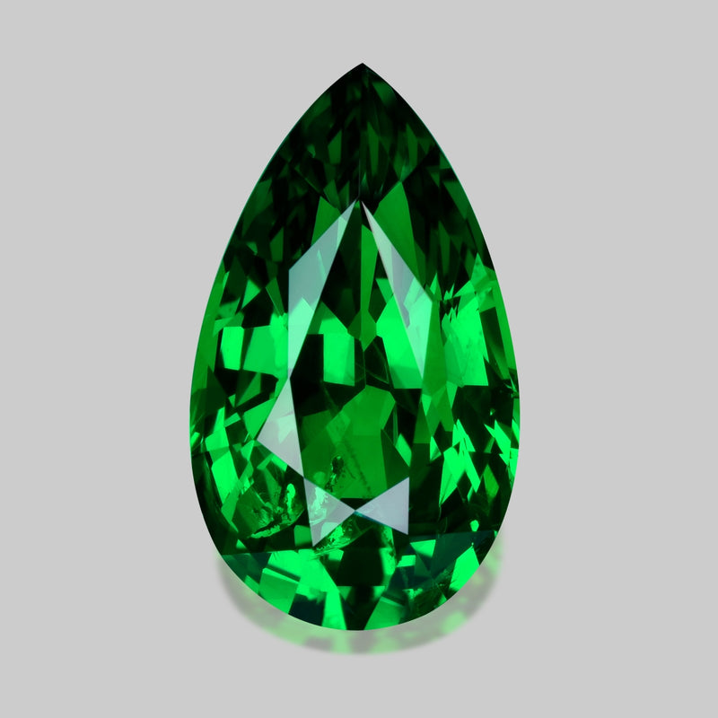 Mesmerising high-gem neon green Tsavorite garnet.